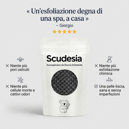 Toalla de ducha exfoliante Scudesia™