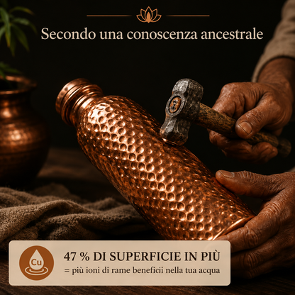 Borraccia in rame – Scudesia™ | L’acqua purificata naturalmente, senza plastica