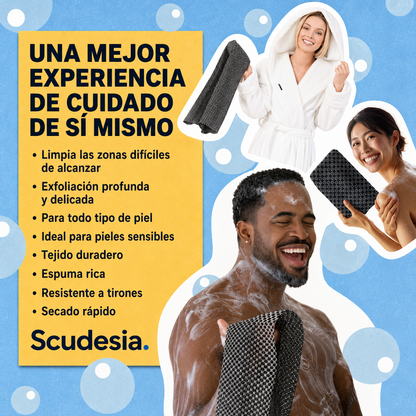 Toalla de ducha exfoliante Scudesia™