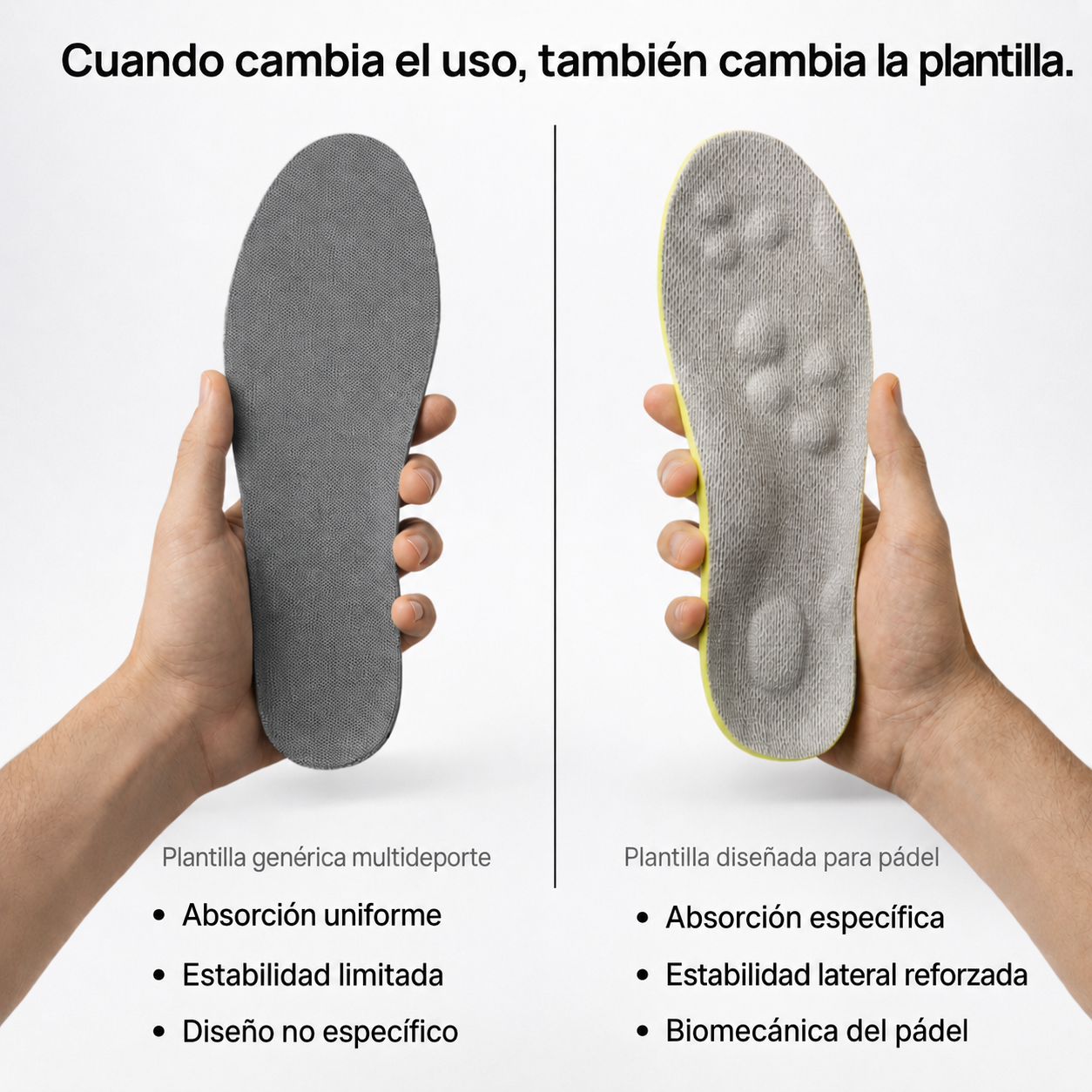 Juega más tiempo, sin dolor.