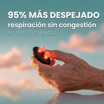 Scudesia alivio nasal con luz roja